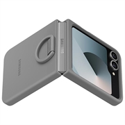 Samsung Galaxy Z Flip6 Cover in Silicone con Anello EF-PF741TJEGWW - Grigio