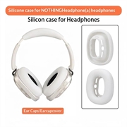 Coprire i padiglioni auricolari in silicone per le cuffie on-ear Nothing Headphone (a) - Bianco