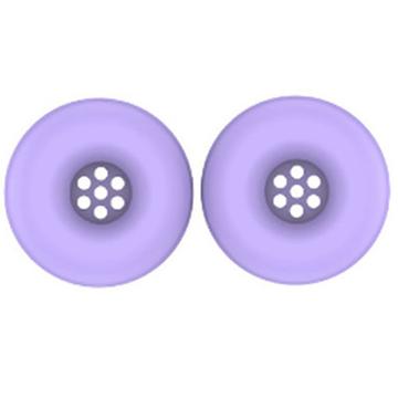 Coprire i padiglioni auricolari in silicone per le cuffie on-ear JBL Tune 520BT - Viola