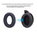 Coprire i padiglioni auricolari in silicone per le cuffie on-ear Sony WH-1000XM3/WH-1000XM4 - Blu scuro