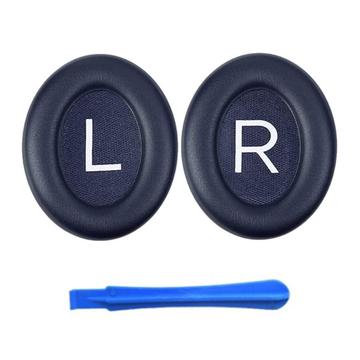 Cuscinetti auricolari di ricambio in silicone per le cuffie Bose NC700 con barra di coccodrillo - Blu scuro