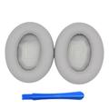 Cuscinetti auricolari di ricambio in silicone per cuffie Bose NC700 con barra di coccodrillo - Grigio chiaro
