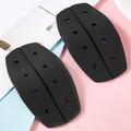 Spalline in silicone per reggiseno - traspiranti / nero