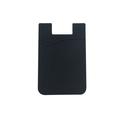 Portacarte adesivo in silicone per smartphone - Nero