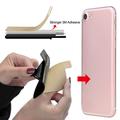 Portacarte adesivo in silicone per smartphone - Nero