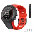 Cinturino in silicone per Suunto Ambit3 Peak/Sport/Vertical - Rosso
