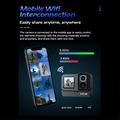 Sjcam SJ20 Videocamera sportiva impermeabile con doppia lente - 4K 30 FPS - Nero