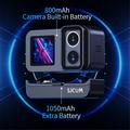 Sjcam SJ20 Videocamera sportiva impermeabile con doppia lente - 4K 30 FPS - Nero
