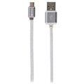 Cavo MicroUSB Skross Steel Line Charge' N Sync - 1m - Color Argento