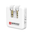 Adattatore audio wireless Skross per aereo, auto e impianti audio domestici - Bianco
