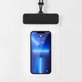 Custodia impermeabile per smartphone con meccanismo a scorrimento - 7.2" - Nero