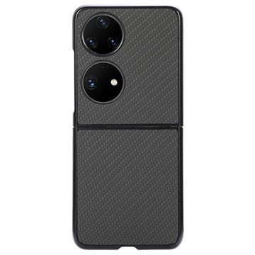 Cover in TPU Effetto Spazzolato per Honor 9X, 9X Pro - Fibra di Carbonio - Nera