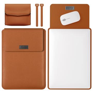 Custodia protettiva universale Slim Fit 3 in 1 per tablet/portatili - 13" - Marrone