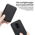 Portacarte magnetico sottile - Compatibile con MagSafe - Nero