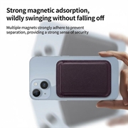 Portacarte magnetico sottile - Compatibile con MagSafe - Viola scuro
