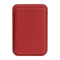 Portacarte magnetico sottile - Compatibile con MagSafe - Rosso