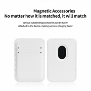 Portacarte magnetico sottile - Compatibile con MagSafe - Bianco