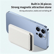 Portacarte magnetico sottile - Compatibile con MagSafe - Bianco