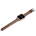 Apple Watch Series 5/4/3/2/1 Slim Leather Strap - 40mm, 38mm - Coffee