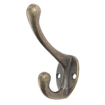 Piccoli ganci antichi per cappelli in metallo - 5 pz. - Bronzo