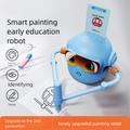 Robot da disegno intelligente per bambini con 100 carte da disegno - Blu