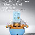 Robot da disegno intelligente per bambini con 100 carte da disegno - Blu