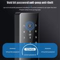 Smart Electronic Door Lock with Fingerprint, Password, IC Card and Tuya App Control - 18cm Lock Body (Open-Box Satisfactory)