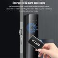 Smart Electronic Door Lock with Fingerprint, Password, IC Card and Tuya App Control - 18cm Lock Body (Open-Box Satisfactory)