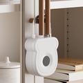 Lucchetto intelligente a impronta digitale con chiave elettronica - Bianco