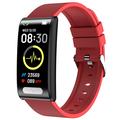 Tracker fitness intelligente con monitoraggio della glicemia TK70 - Rosso