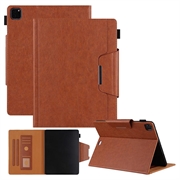 Custodia Smart Folio per iPad Air 13 2024/2025/2026/iPad Pro 12.9 2018/2020/2021/2022 - Ruskea