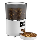Distributore automatico di cibo Smart WiFi per cani e gatti - 4l - Bianco