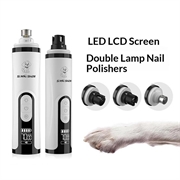 Si Mai Shen M5 Smerigliatrice elettrica per unghie di animali domestici con luce LED - Bianco