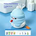 Distributore automatico di sapone in schiuma - Design pupazzo di neve - 280ml - Blu
