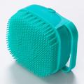 Spazzola da bagno morbida per cani/gatti con dispenser per shampoo