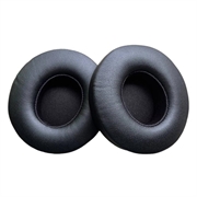 Cuscinetti auricolari morbidi di ricambio per Beats Solo 4 - 1 paio - Nero
