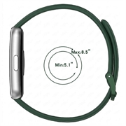 Cinturino in silicone morbido Huawei Band 11/11 Pro - Verde Scuro