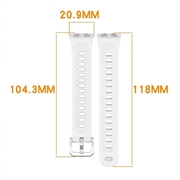 Cinturino in silicone morbido Huawei Band 11/11 Pro - Bianco