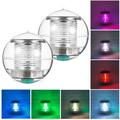 Luci LED solari a sfera galleggiante - 2 pz.