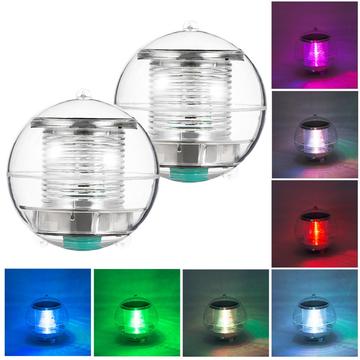 Luci LED solari a sfera galleggiante - 2 pz.