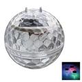 Lampada galleggiante a forma di globo per piscina a energia solare con 7 luci colorate - IP65, dimensione 11cm