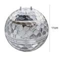 Lampada galleggiante a forma di globo per piscina a energia solare con 7 luci colorate - IP65, dimensione 11cm