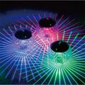 Lampada galleggiante a forma di globo per piscina a energia solare con 7 luci colorate - IP65, dimensione 11cm