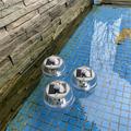 Lampada galleggiante a forma di globo per piscina a energia solare con 7 luci colorate - IP65, dimensione 11cm