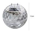 Lampada galleggiante a forma di globo per piscina a energia solare con luce gialla calda - IP65, dimensione 11cm