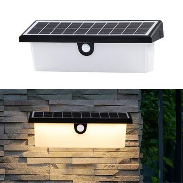 Lampada da parete con sensore di movimento solare YH0617-PIR - Bianco caldo