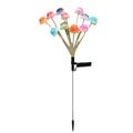 Fungo solare per giardino - 12 LED - Colorato
