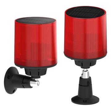 Luce di allarme a energia solare N911L - 129dB Repellente per animali e intrusi