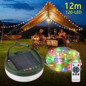 Luci a LED ad energia solare - 12m - colorate