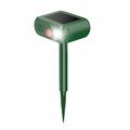 Repellente ultrasonico solare per animali con sensore di movimento - Verde militare